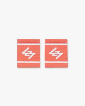 247 Logo Wrist Bands - Coral