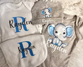 4 Piece Baby Elephant Bundle Box
