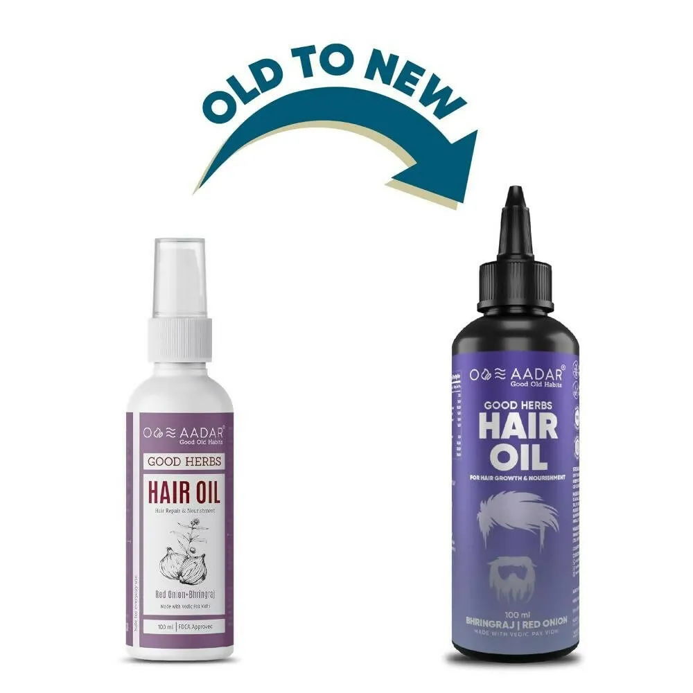 Aadar Good Herbs Hair Oil for Hair Fall & Damage Control