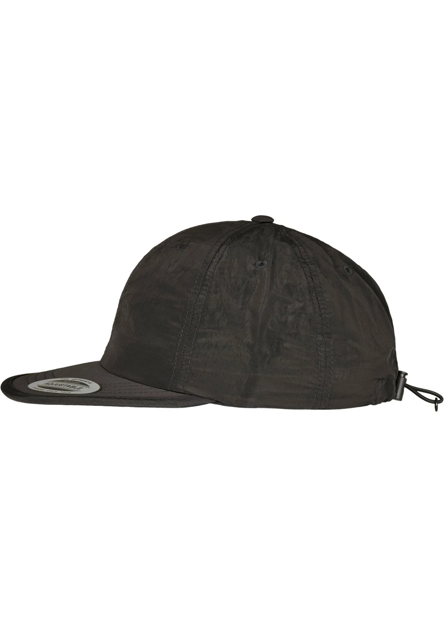 Adjustable Nylon Cap - Black