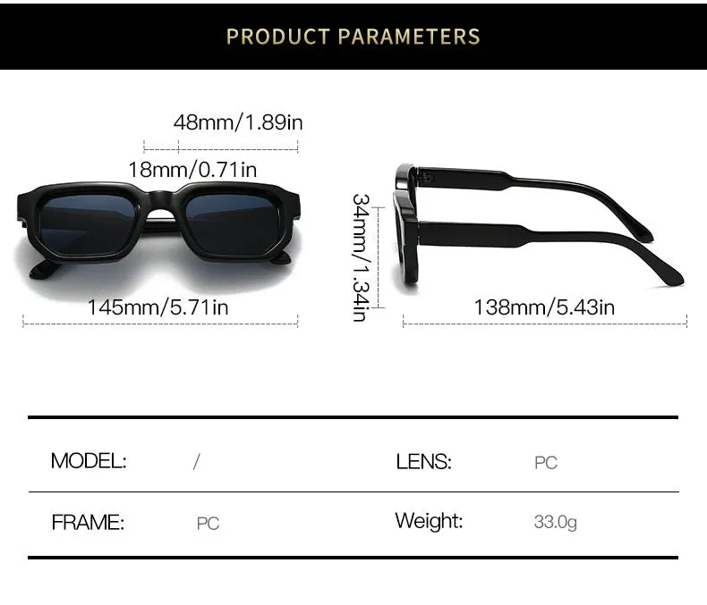 Adonis Unisex Glasses - Black/Blue