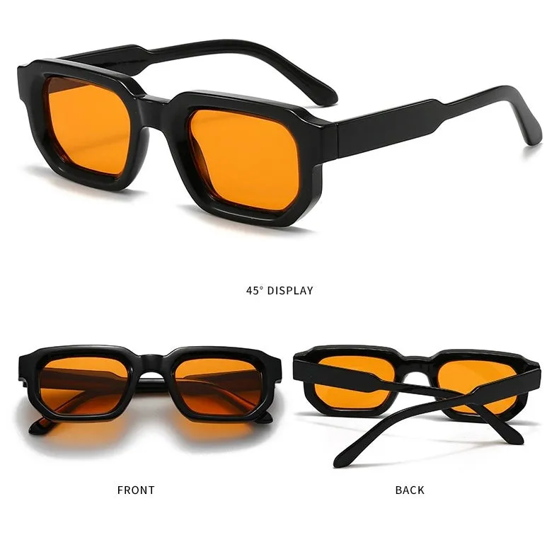 Adonis Unisex Glasses - Black/Yellow
