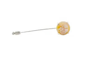Agate Cameo Tiger Lapel Pin - Immortality