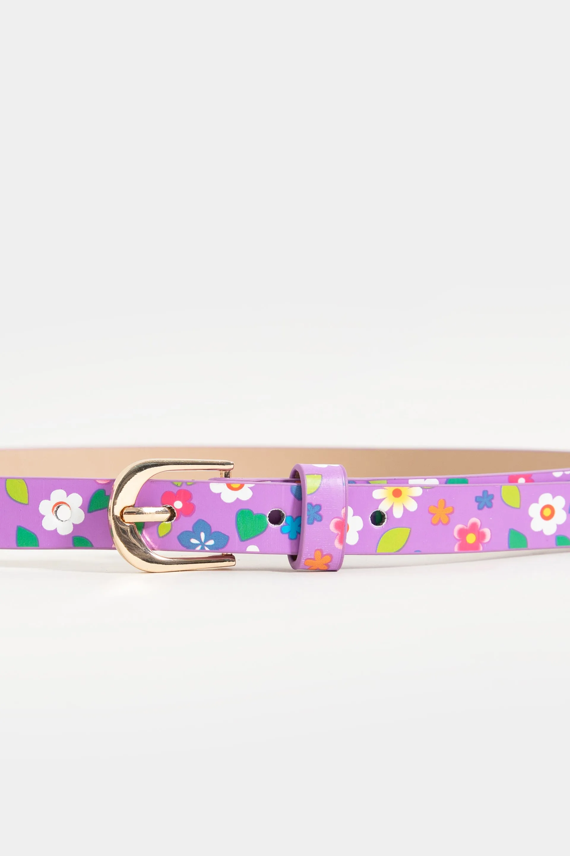 All-Over Floral Faux Leather BELT