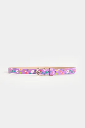 All-Over Floral Faux Leather BELT
