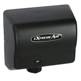 AMERICAN DRYER® GXT9-BG eXtremeAir® HAND DRYER - Steel Black Graphite Auto High Speed Heated Universal Voltage