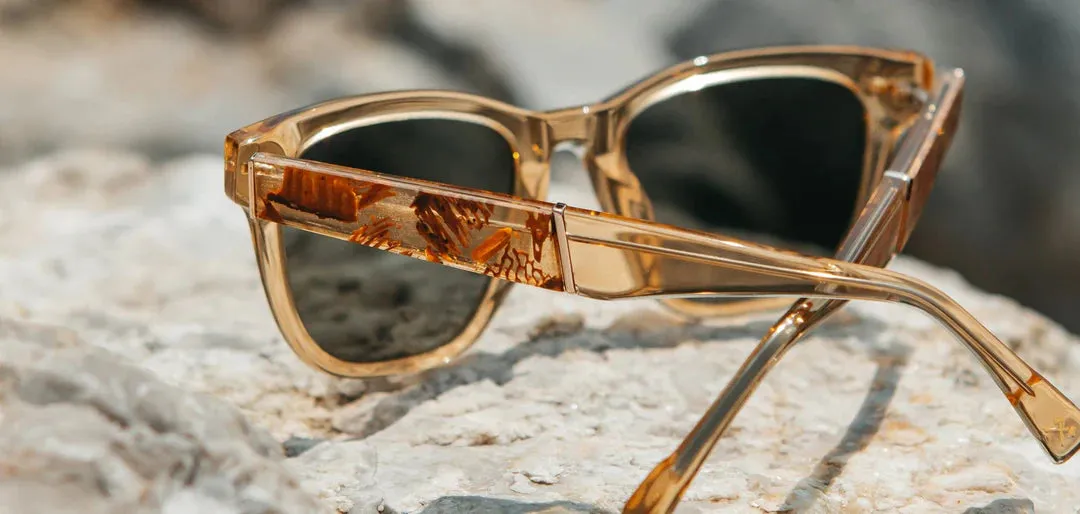 Ankeny Acetate Sunglasses | Butter Mushroom | G15 Polarized | Shwood