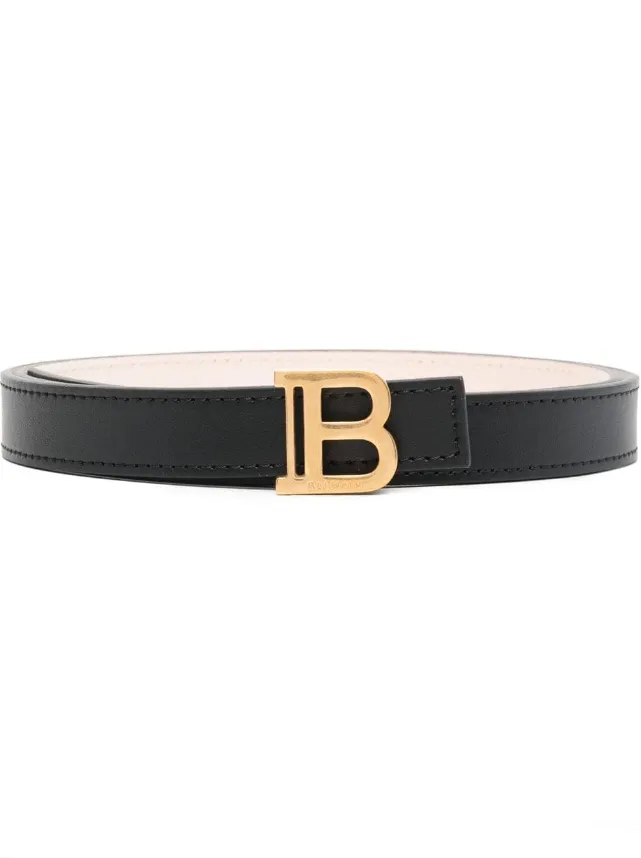 Balmain B-Belt 2cm in leather