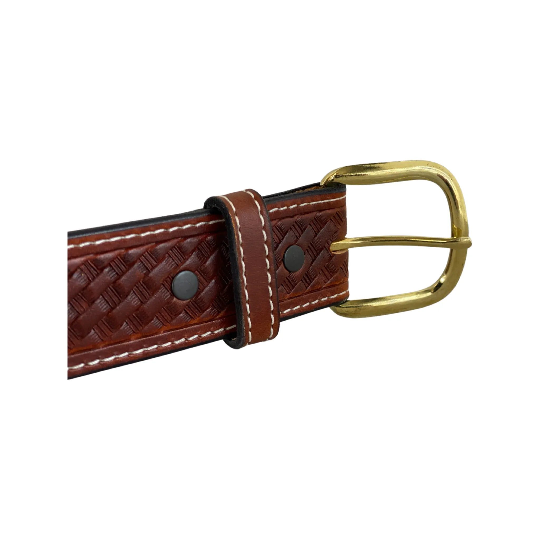 Basket Weave Belt by Baker's Boots