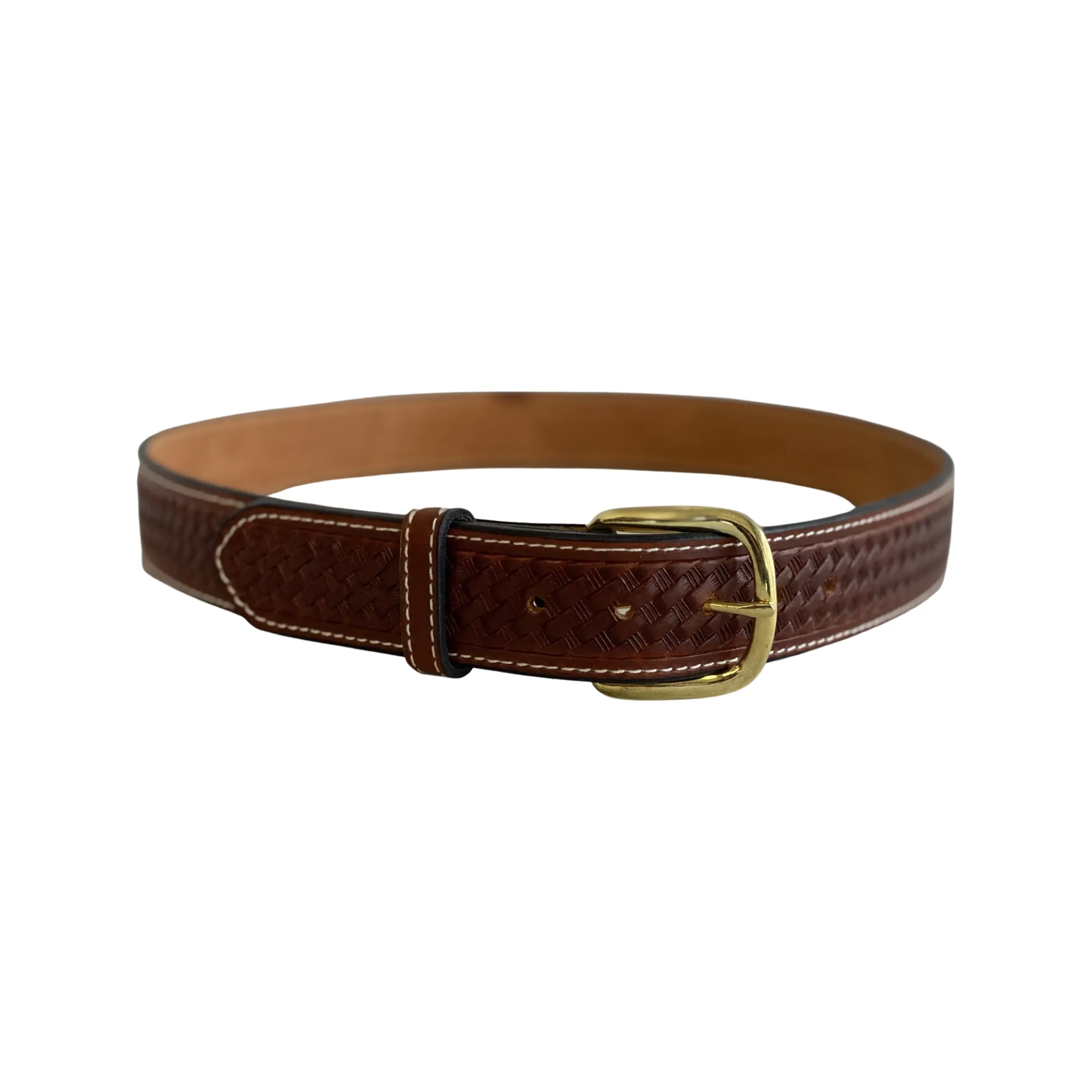 Basket Weave Belt by Baker's Boots