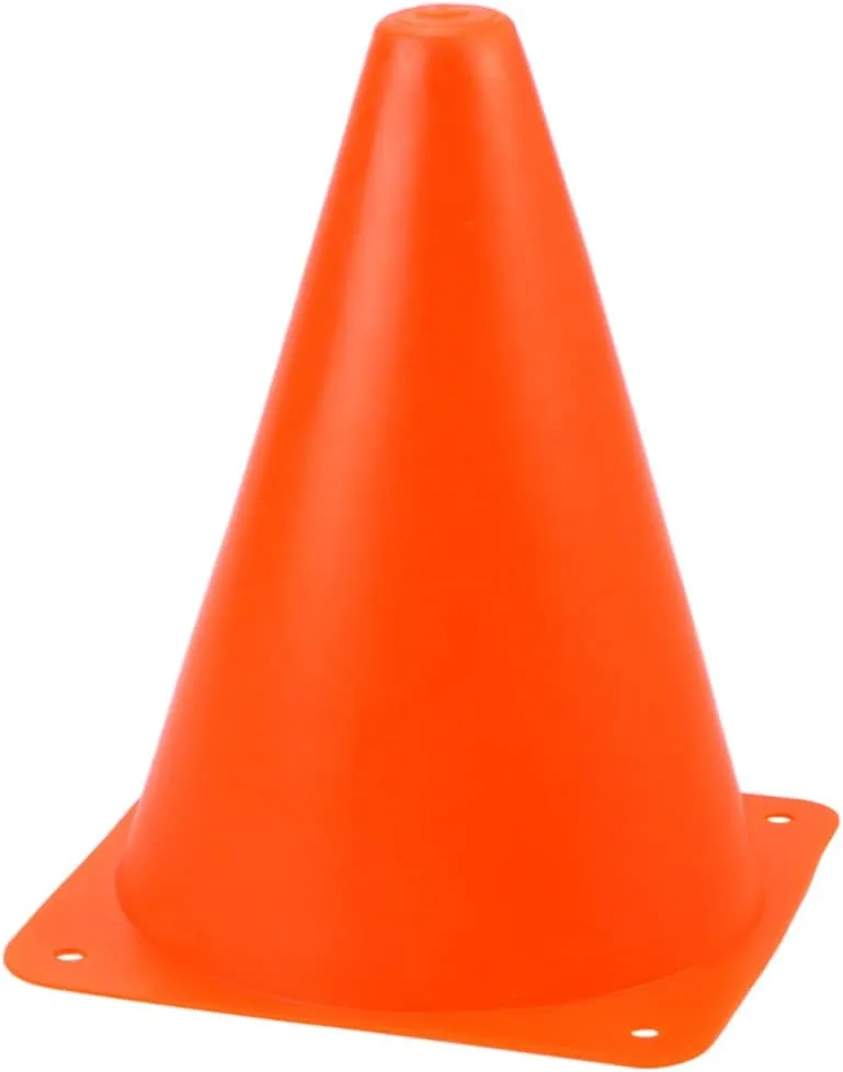 BESPORTBLE 12 Pcs Football Training Cones Boys and Girls Play Outdoor Sports Games Obstacle Course Made of Plastic for Boys and Girls and Adults