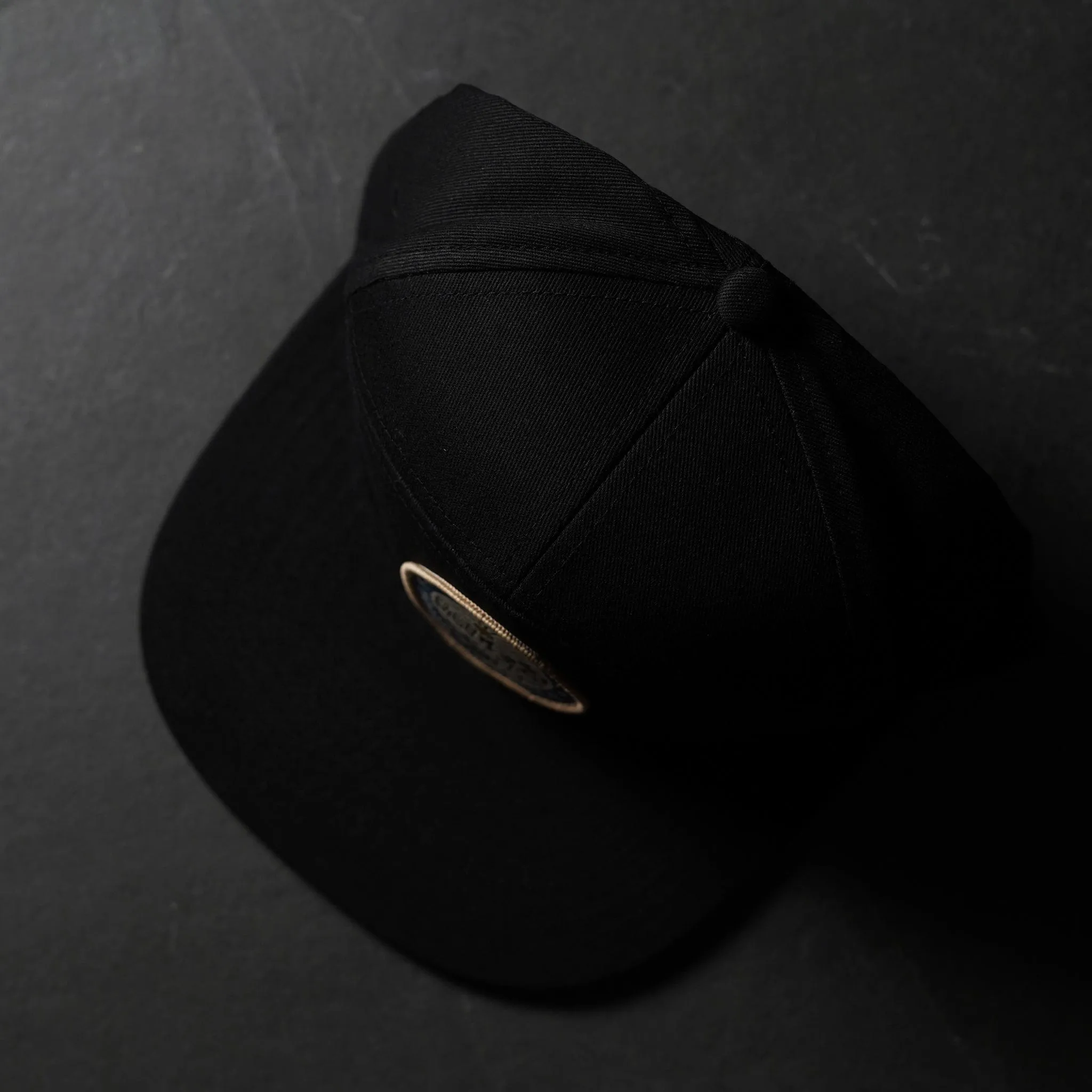 Bullstrap Men's Black EYJ Badge Hat