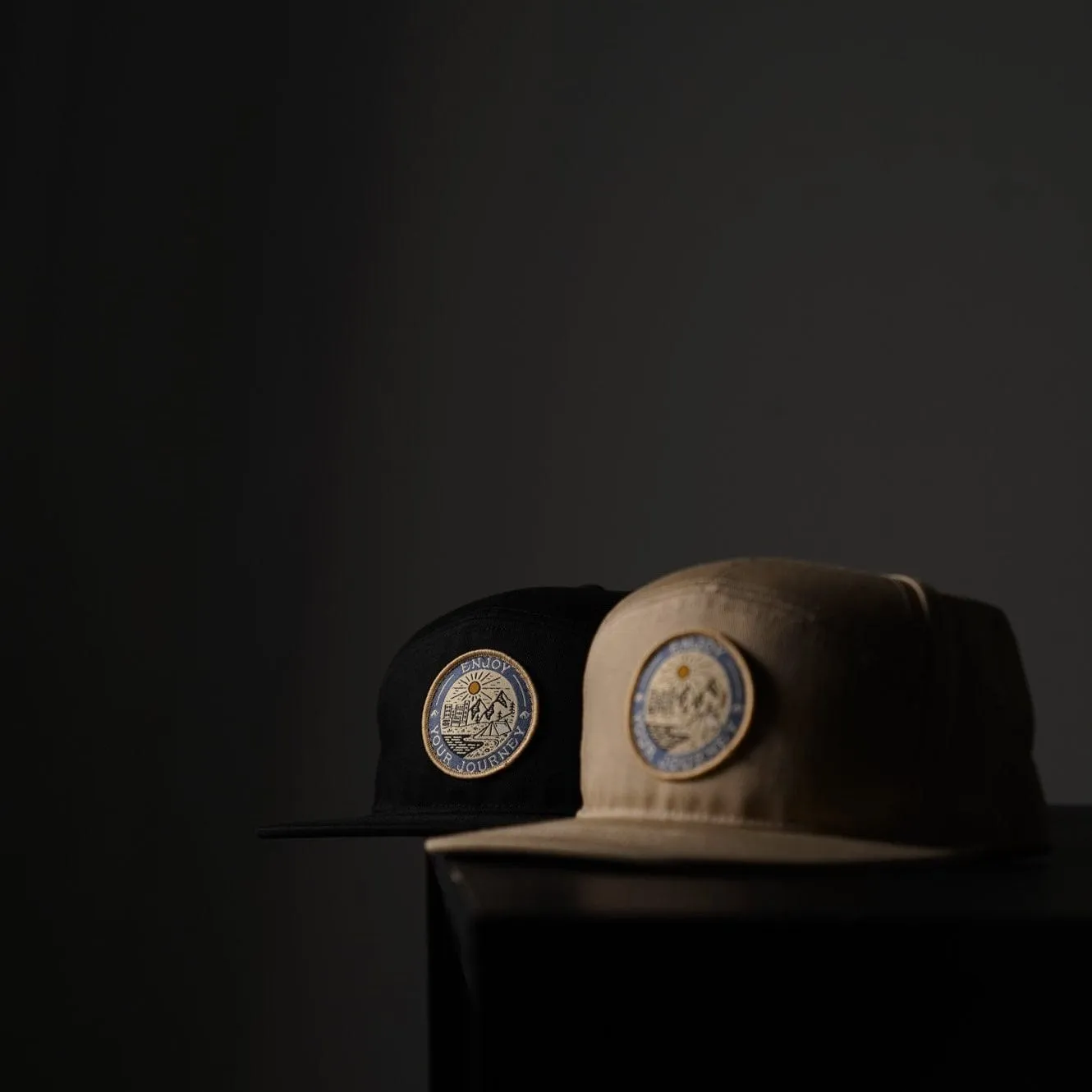 Bullstrap Men's Tan EYJ Badge Hat