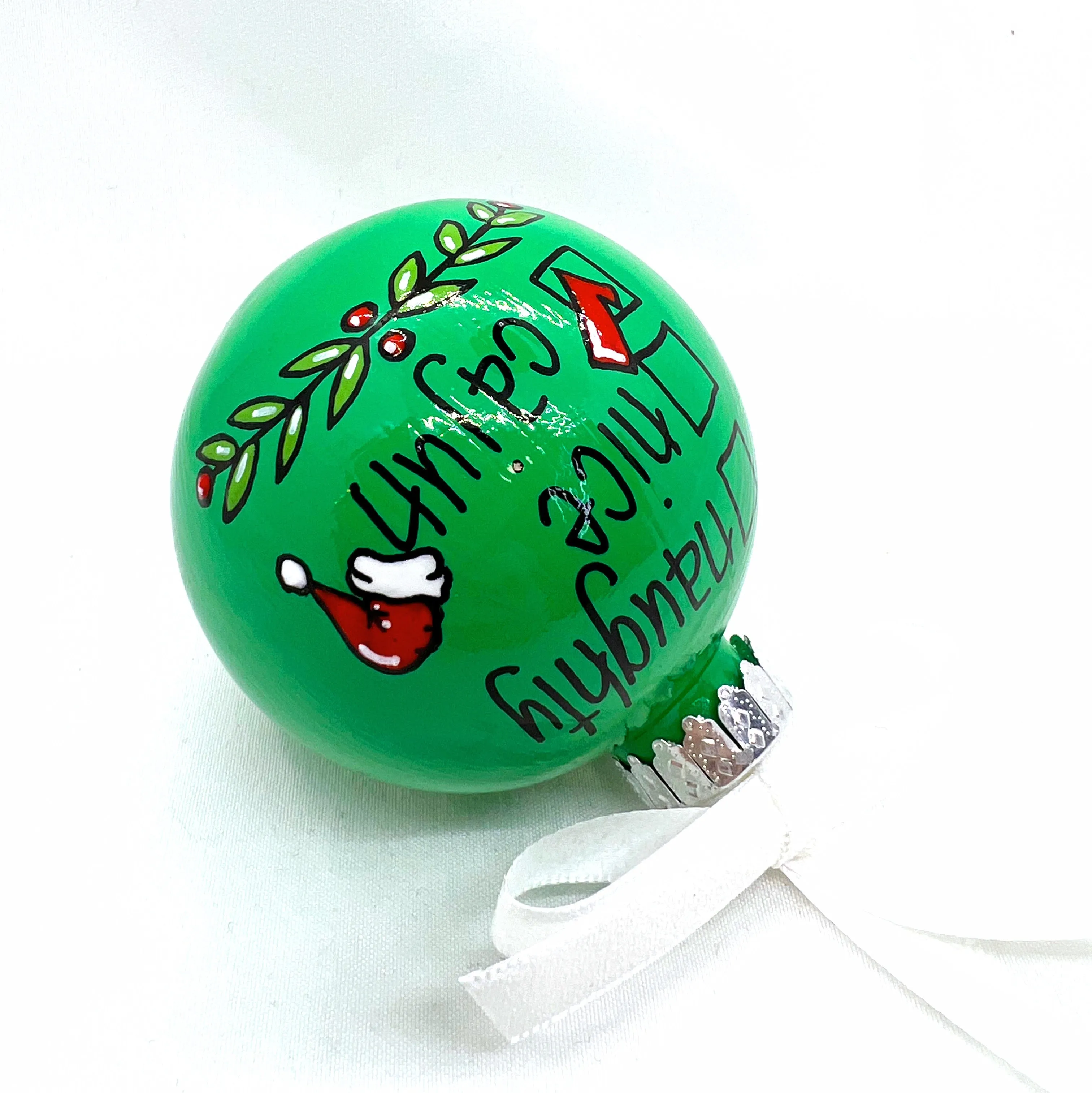 Cajun Ornament - Louisiana Ornament, Christmas Ornament, Holiday Ornament, Cajun Gift, Naughty or Nice, Cajun Christmas, Bayou Ornament