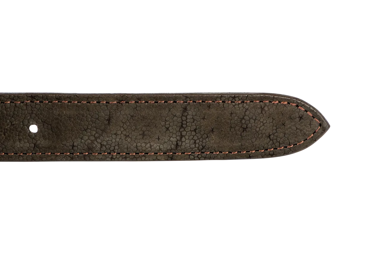 Chacon 1.25" Elephant Tapered Belt Strap - Chocolate