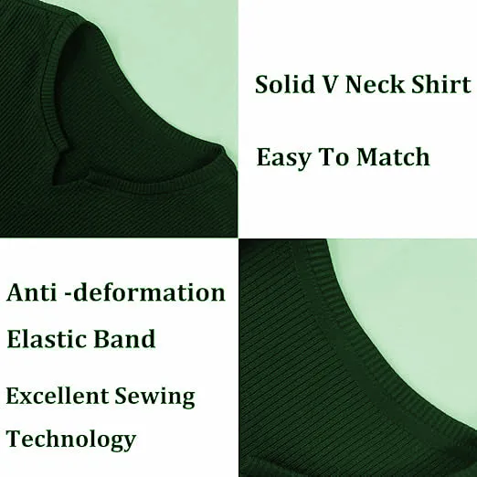 Cotton Knitted Half Sleeves T-Shirt Bottle Green