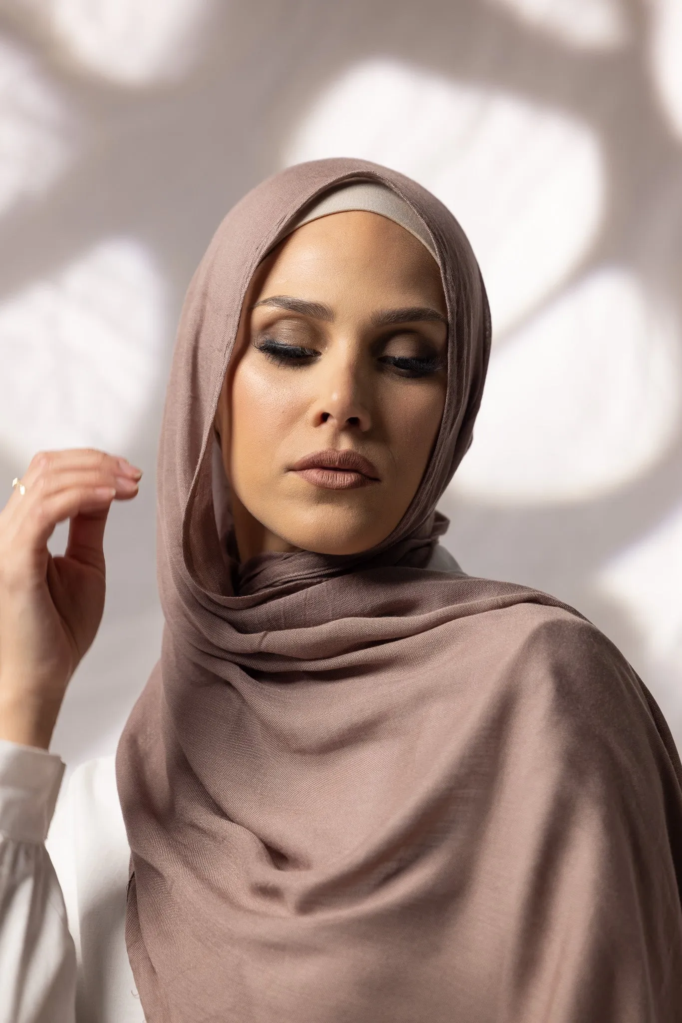 Cotton Modal Shawls - Shades of Dark Nude