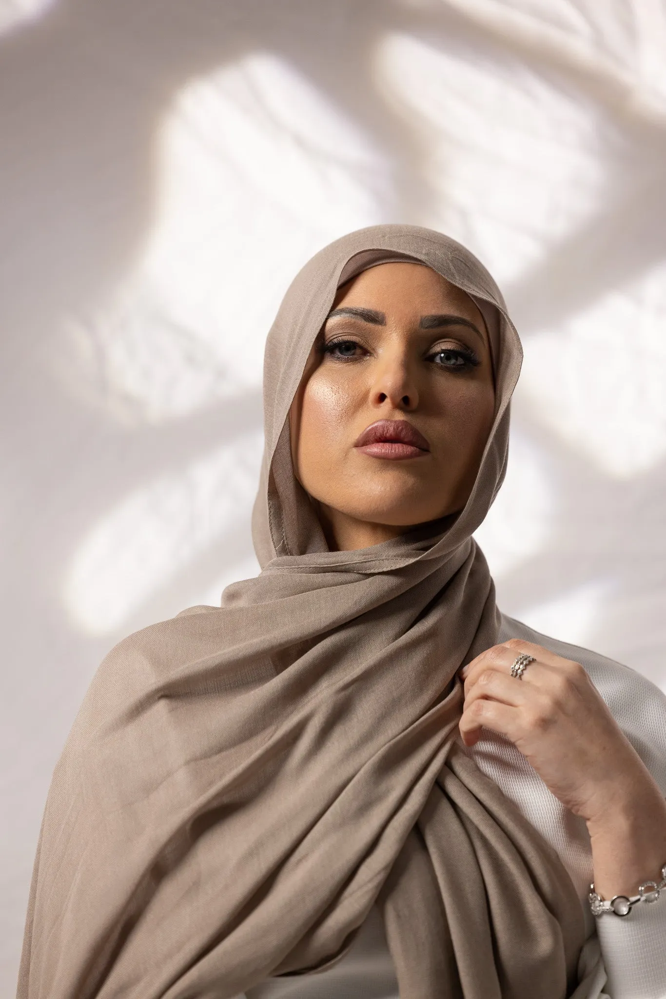 Cotton Modal Shawls - Shades of Dark Nude