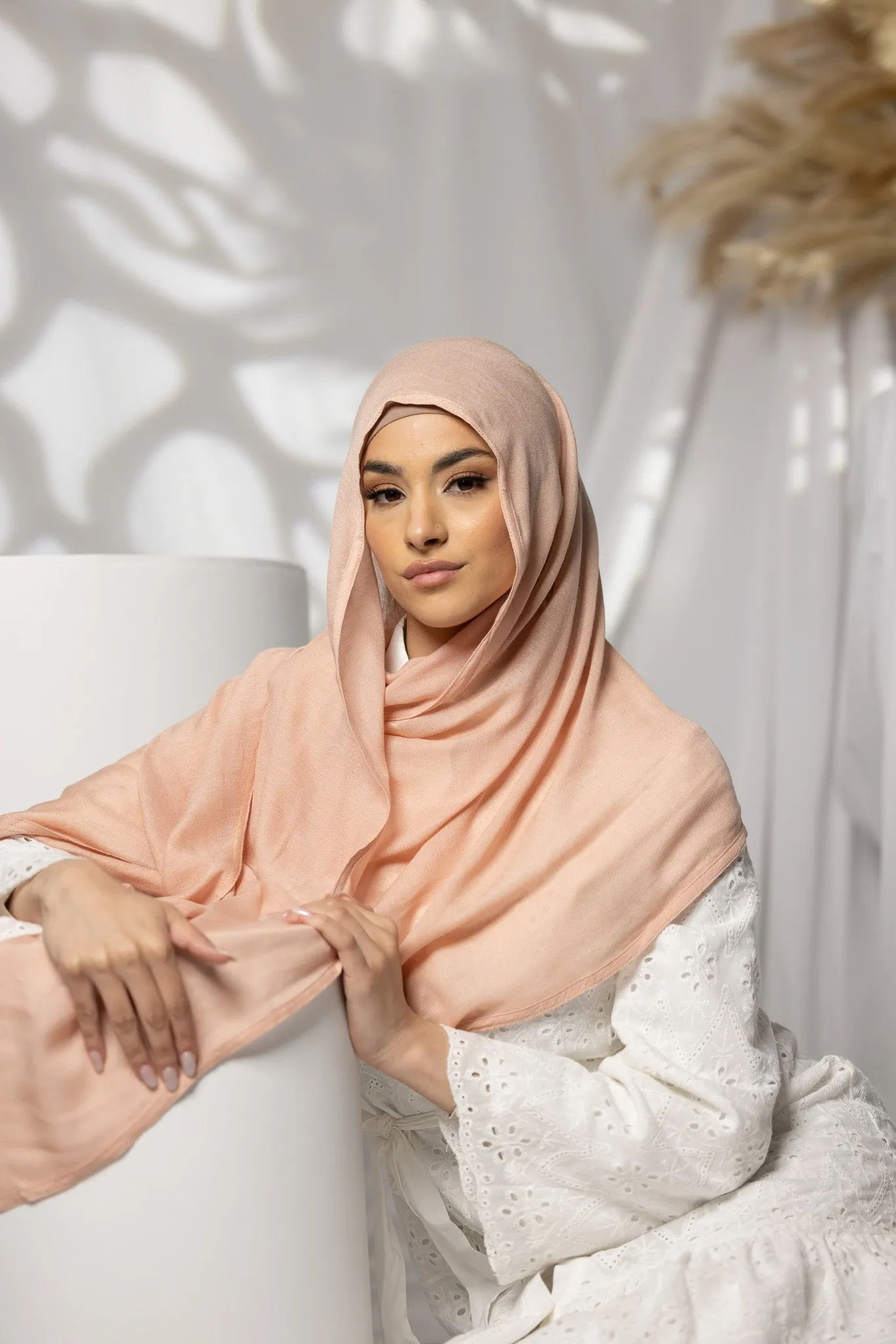 Cotton Modal Shawls - Shades of Light Nude