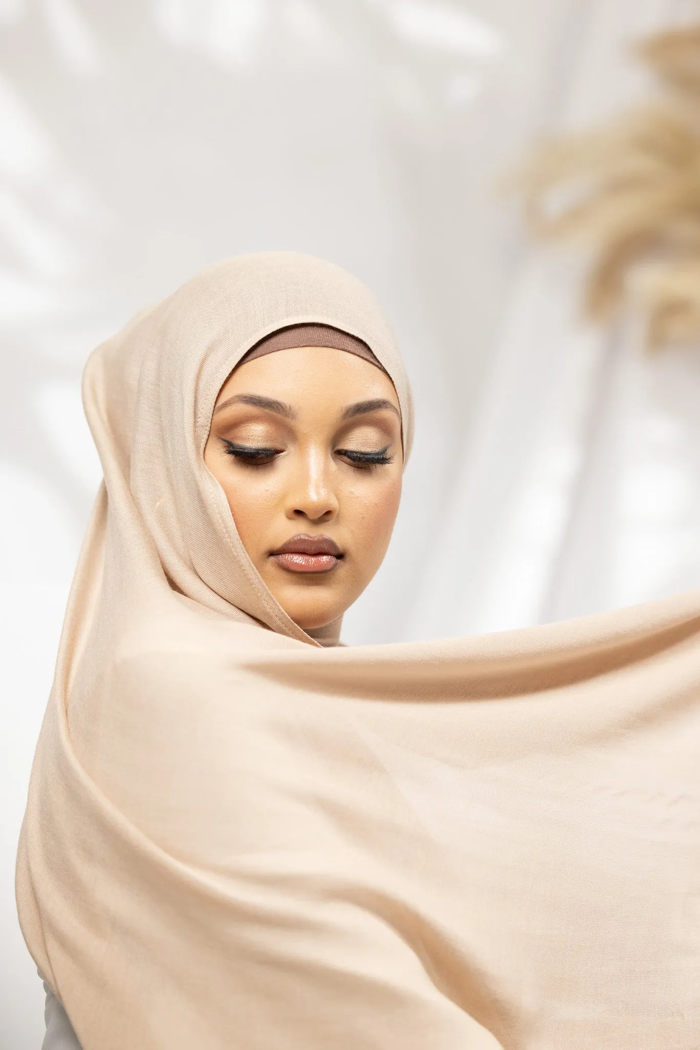 Cotton Modal Shawls - Shades of Light Nude