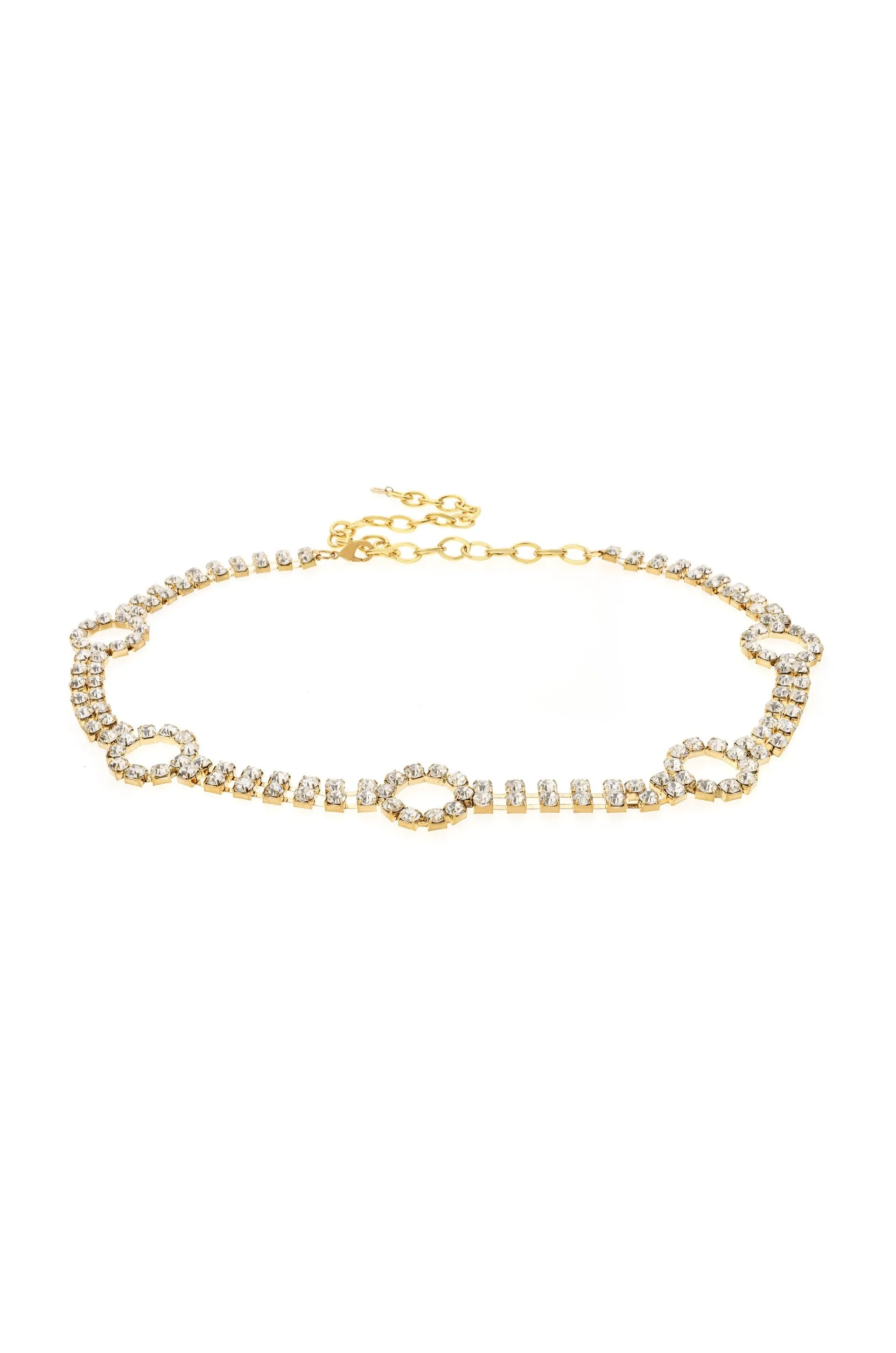 Crystal Destiny Belt in Gold