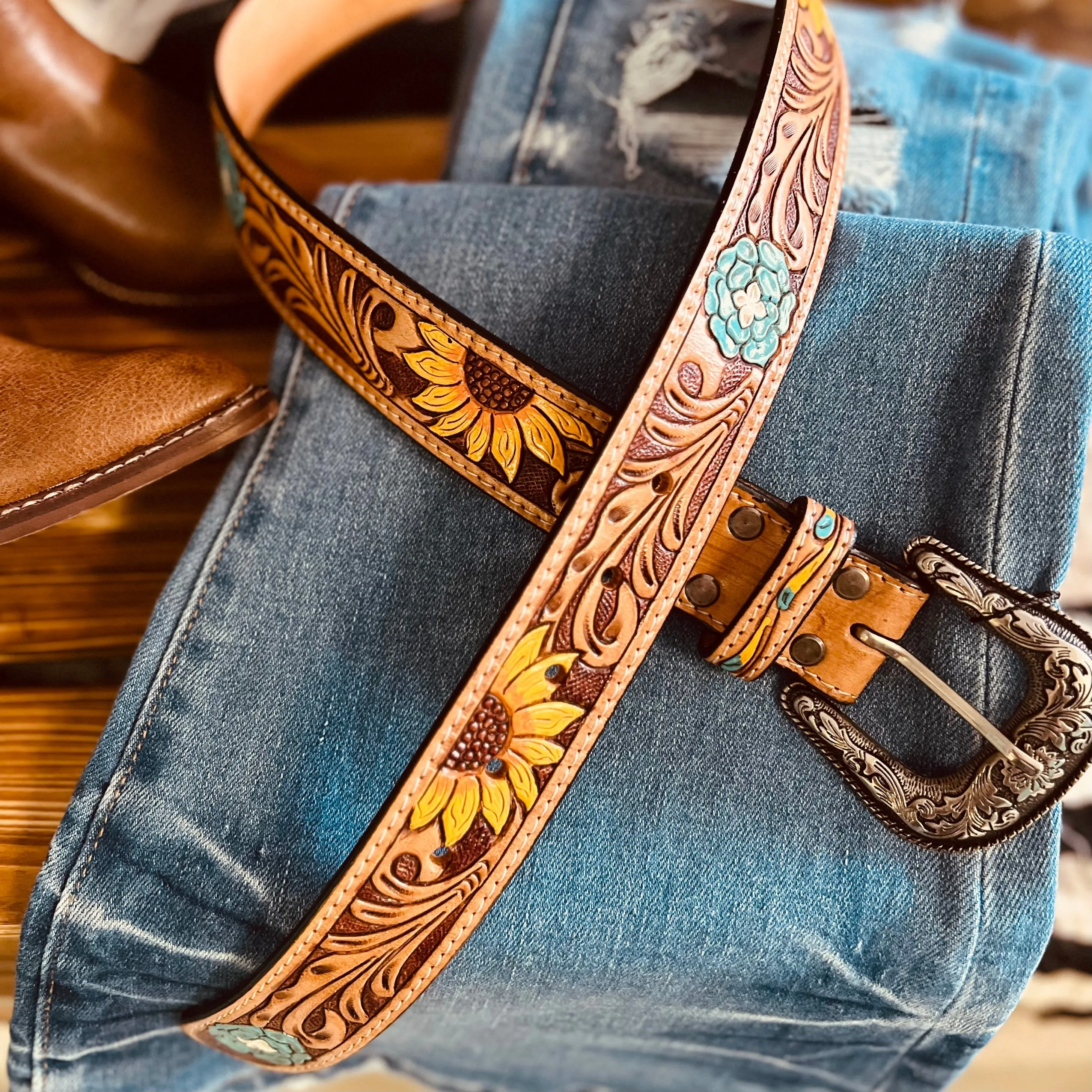 Darling Blooming In Turquoise Belt