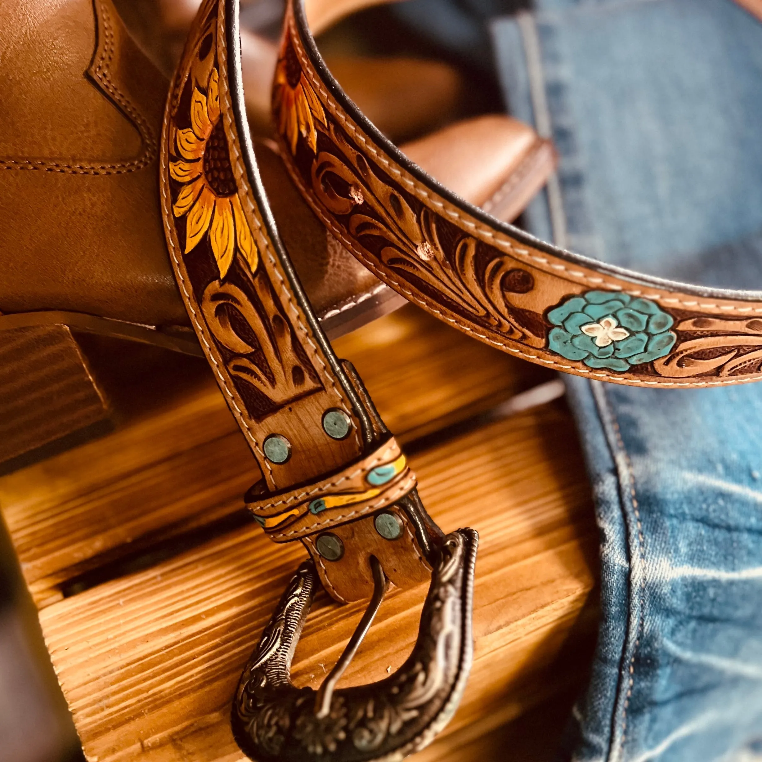 Darling Blooming In Turquoise Belt