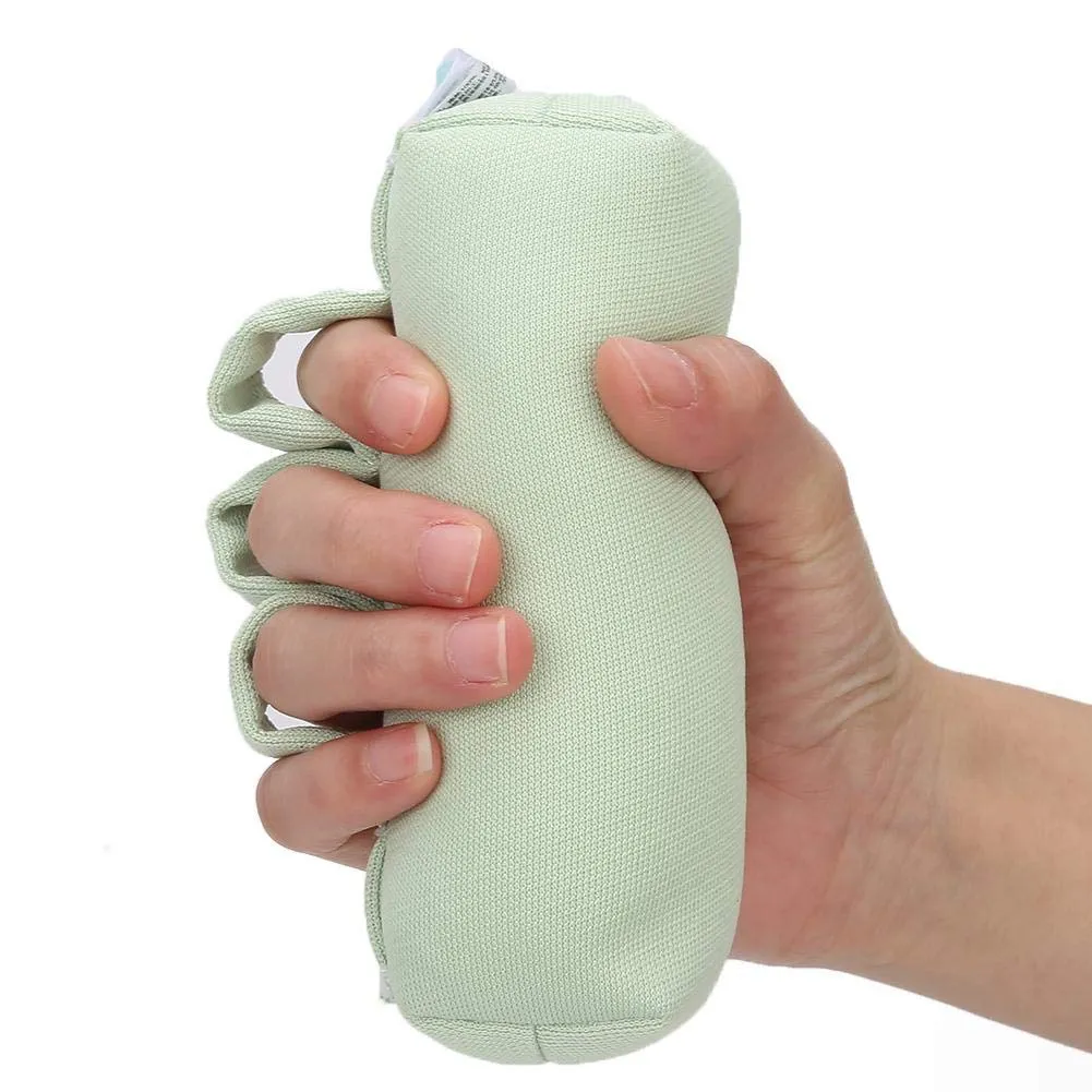 Dioche Finger Contracture Cushion, Cone with Finger Separator, Hand & Finger Aid for Contracture & Skin Breakdown, Comfortable & Finger Separation,(green)
