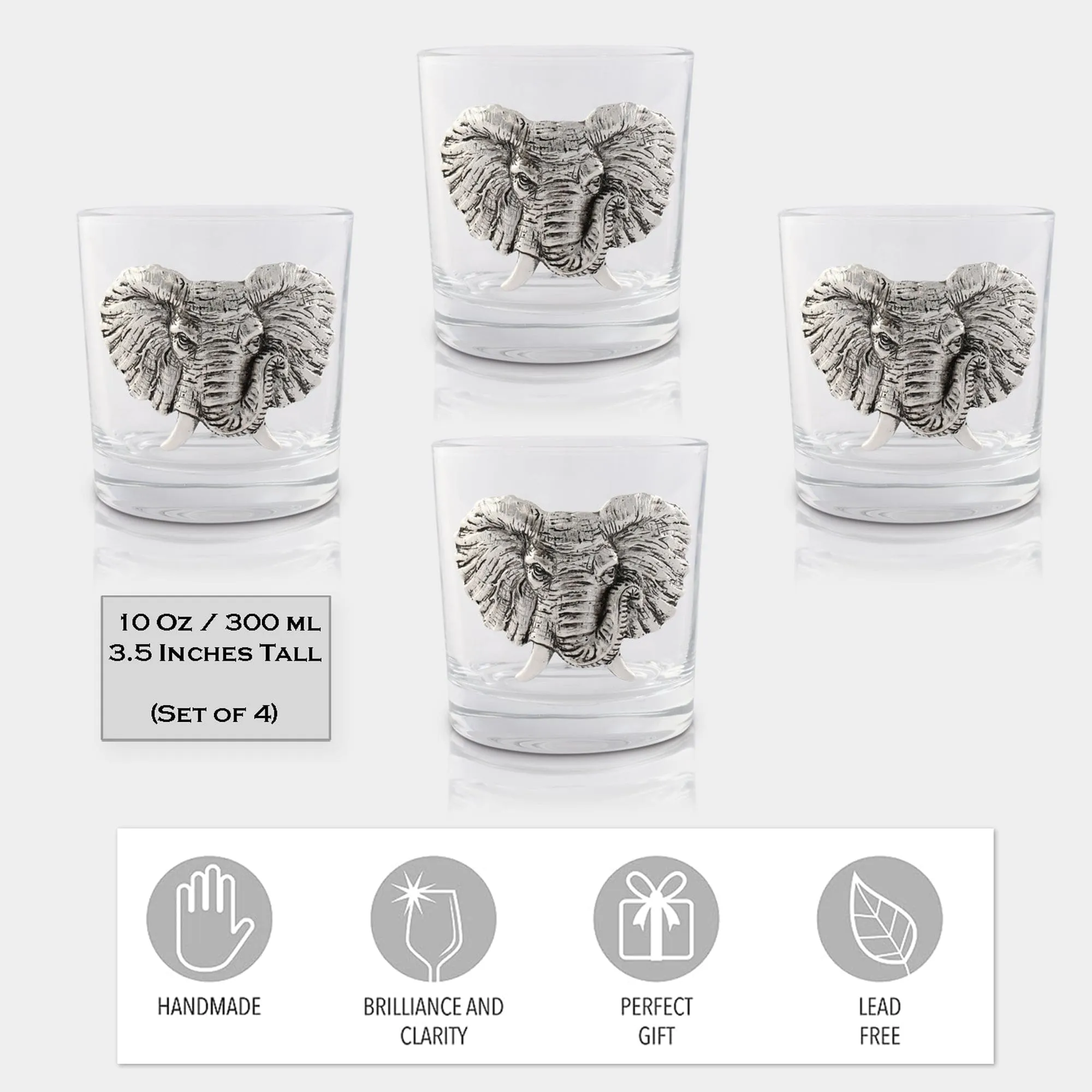 Elephant Bar Glasses Set of 4