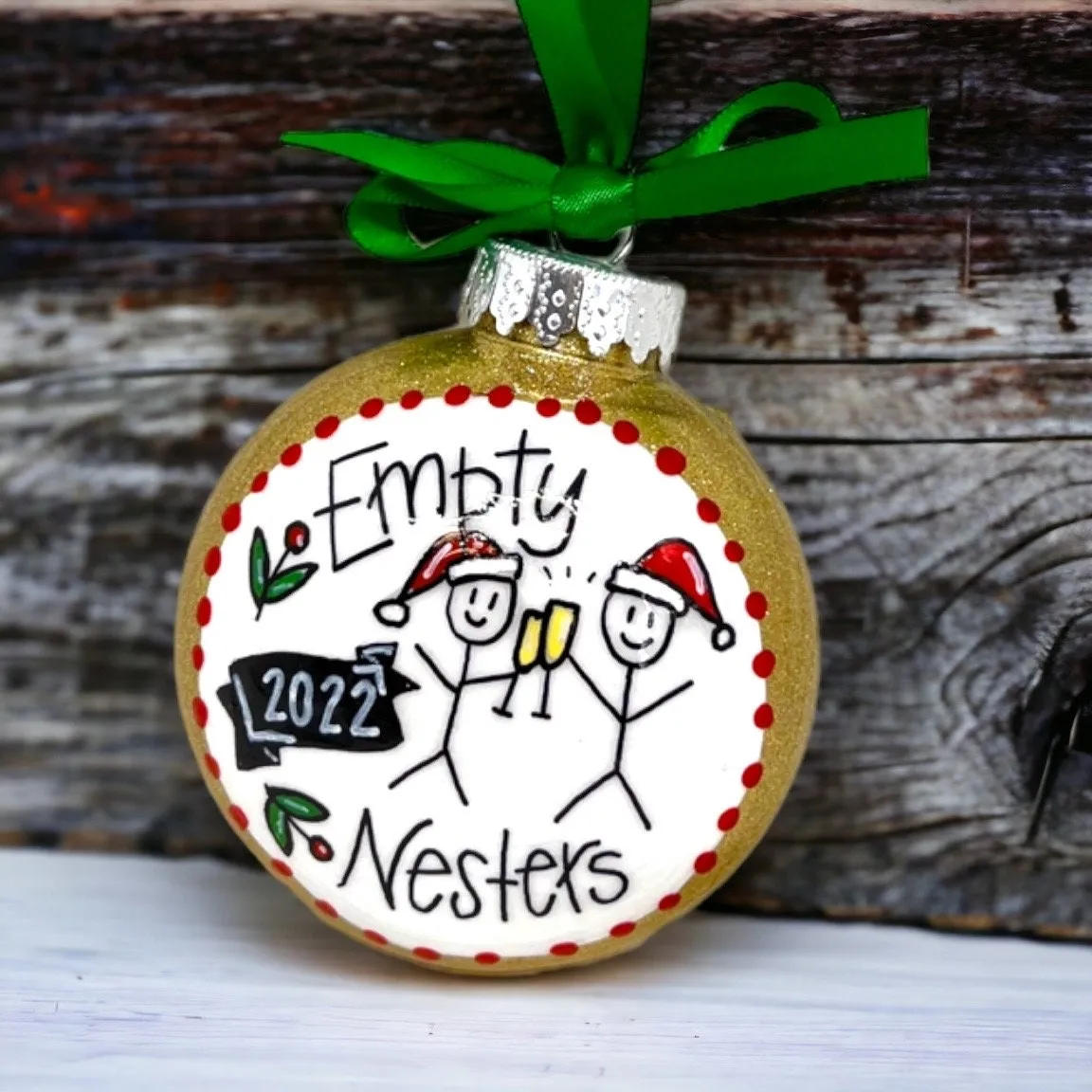 Empty Nesters Ornament - Empty Nest Ornament, Christmas Ornament, Holiday Ornament, Grandparent Gift, Parent Gift, Kid Free, Flew the Coupe