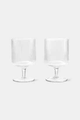 Ferm Living Ripple Wine Glasses