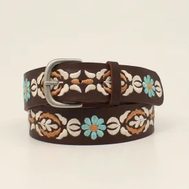 Floral Embroidered Ladies' Belt