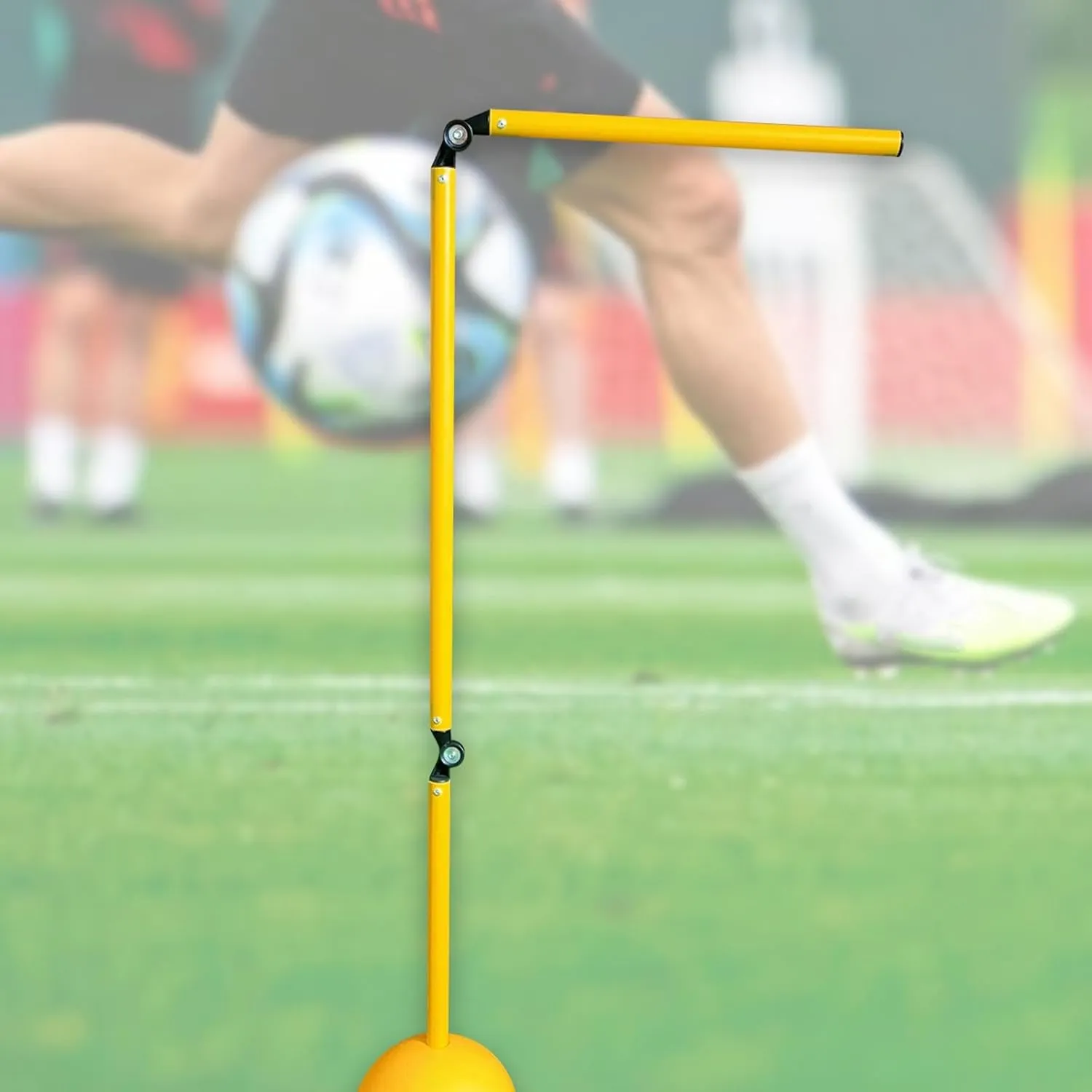 Football Agility Training Poles Speed and Agility Training Equipment Folding Soccer Agility Pole Set for Competition Practice