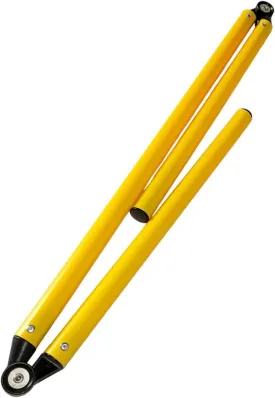 Football Agility Training Poles Speed and Agility Training Equipment Folding Soccer Agility Pole Set for Competition Practice