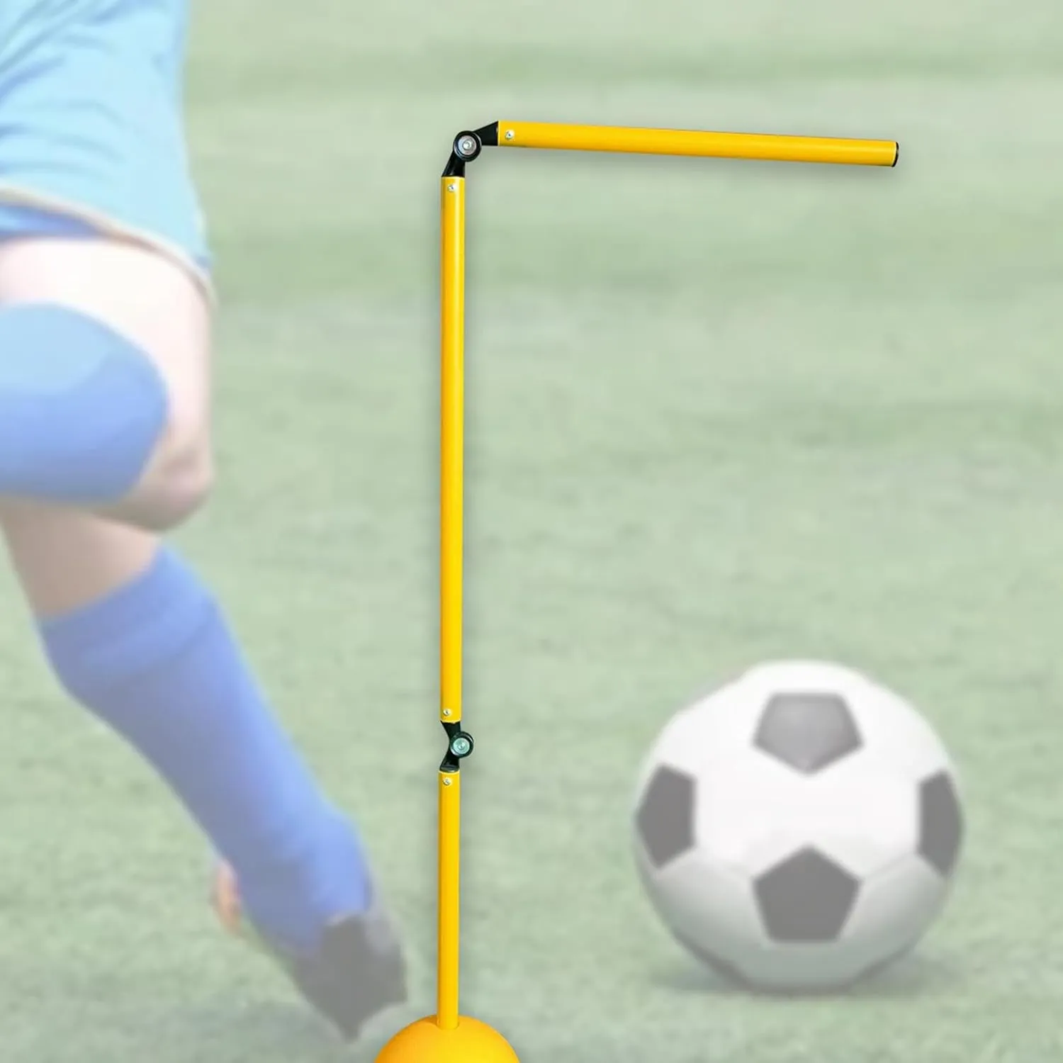 Football Agility Training Poles Speed and Agility Training Equipment Folding Soccer Agility Pole Set for Competition Practice