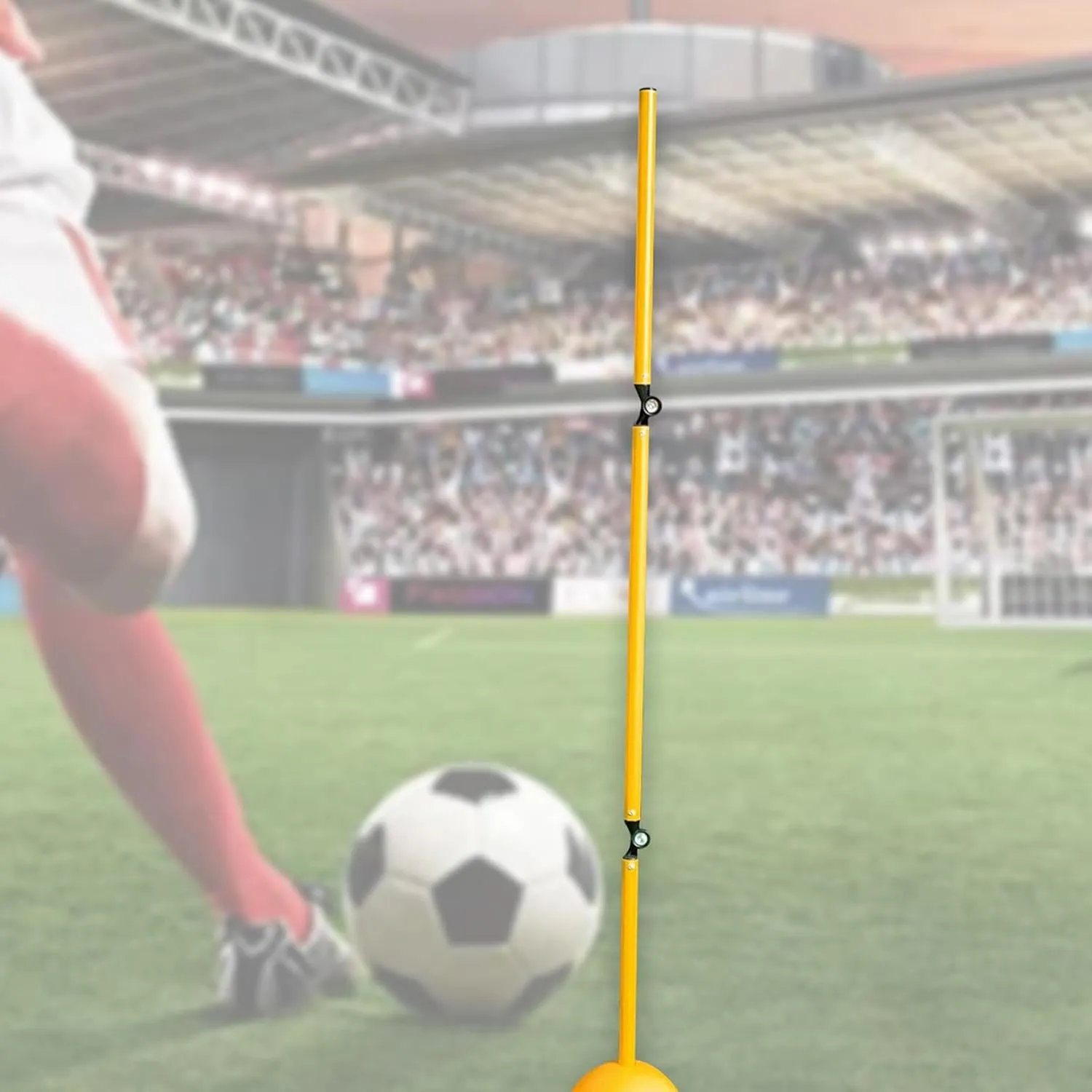 Football Agility Training Poles Speed and Agility Training Equipment Folding Soccer Agility Pole Set for Competition Practice