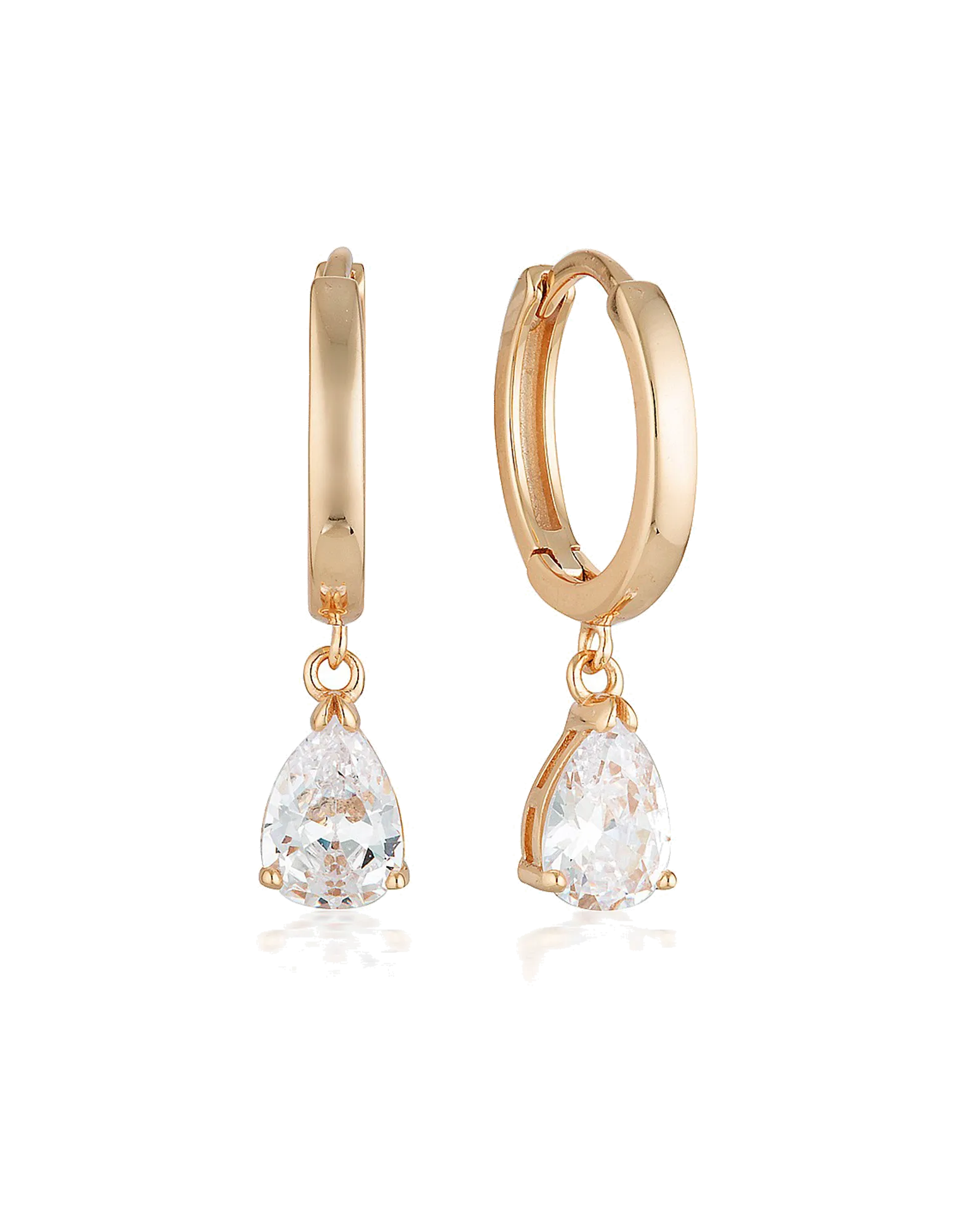 Georgini Pia Hoop w/ CZ - Rose Gold