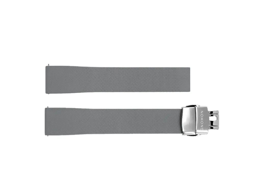 Gnomon FKM Rubber Strap Grey