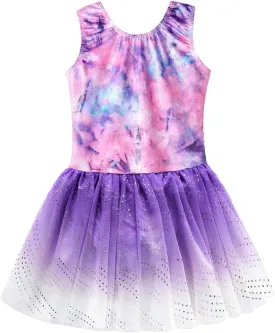 Gymnastics Skirted Leotards Ballet Tutu Dance Dress Mermaid Unicorn Gymnastic Skirt (Baby/Toddler/Big Girls)