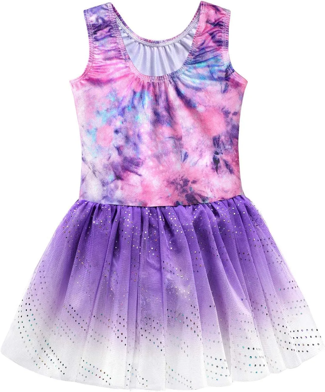 Gymnastics Skirted Leotards Ballet Tutu Dance Dress Mermaid Unicorn Gymnastic Skirt (Baby/Toddler/Big Girls)