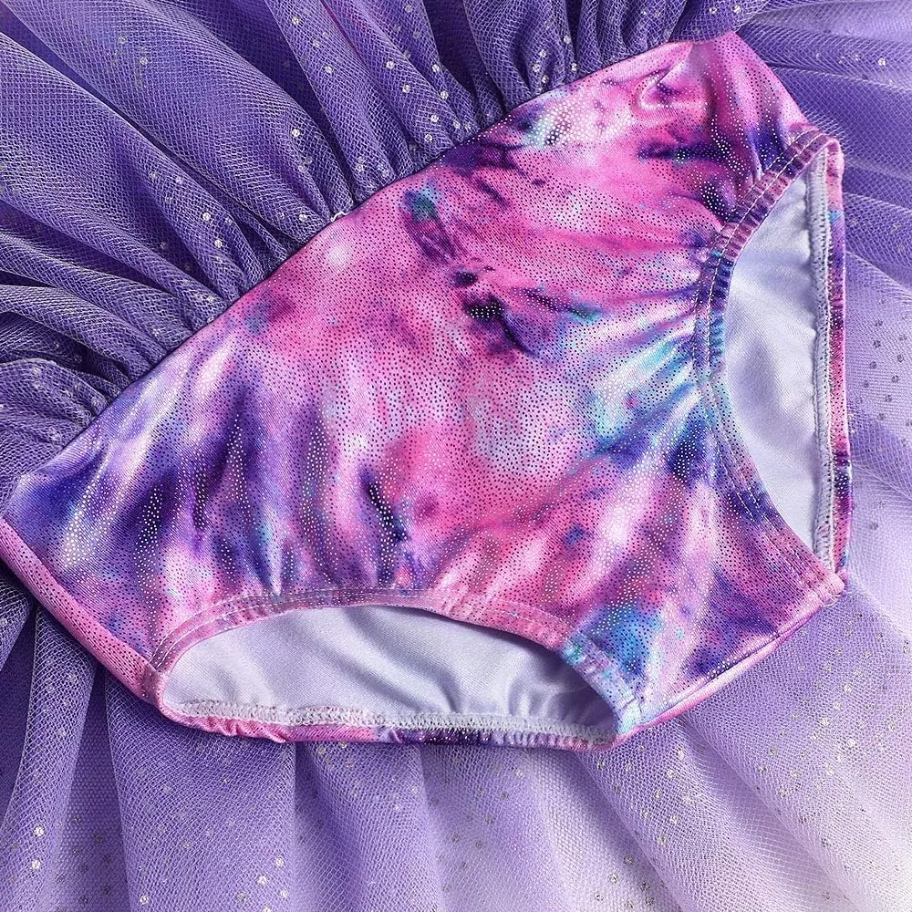 Gymnastics Skirted Leotards Ballet Tutu Dance Dress Mermaid Unicorn Gymnastic Skirt (Baby/Toddler/Big Girls)