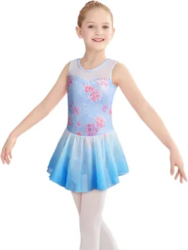Gymnastics Skirted Leotards Ballet Tutu Dance Dress Mermaid Unicorn Gymnastic Skirt (Baby/Toddler/Big Girls)