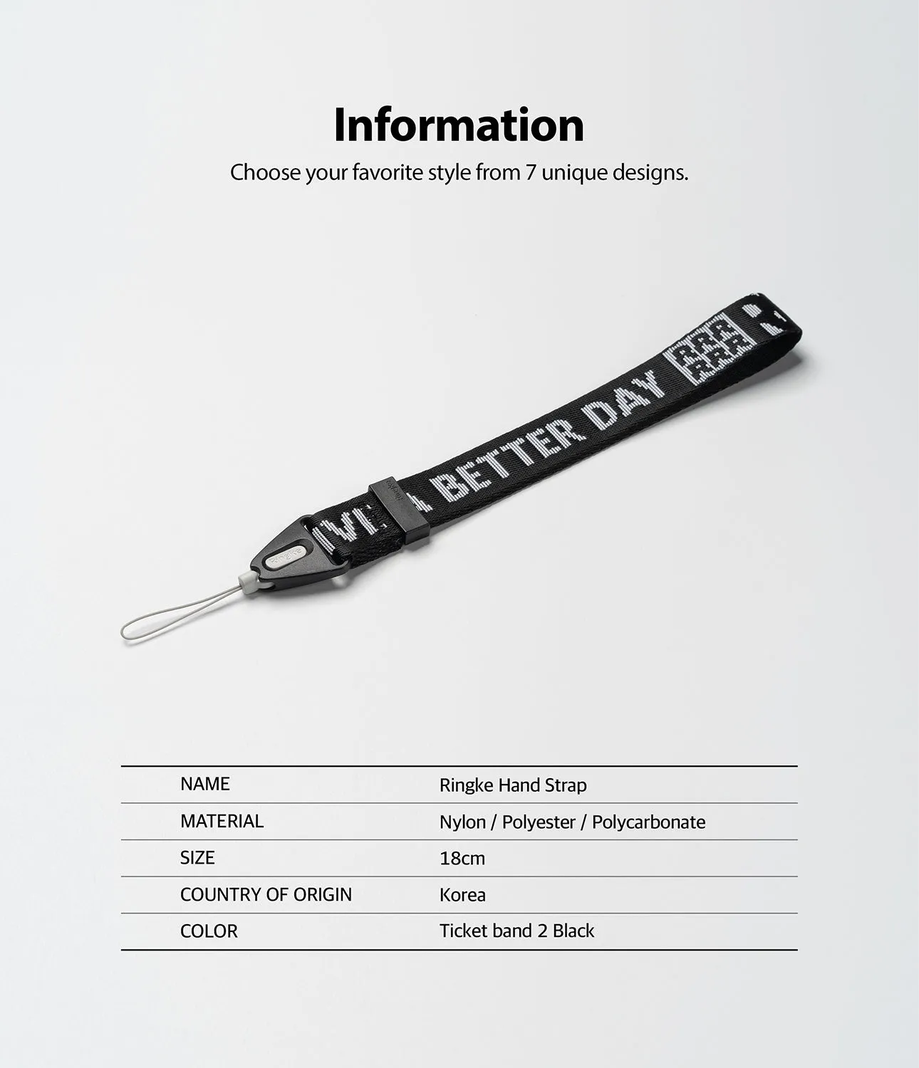 Hand Strap | Lettering [1 Pack]