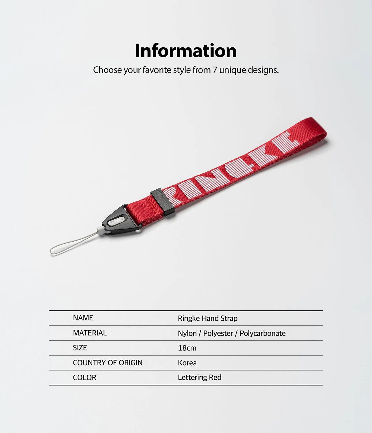Hand Strap | Lettering [1 Pack]