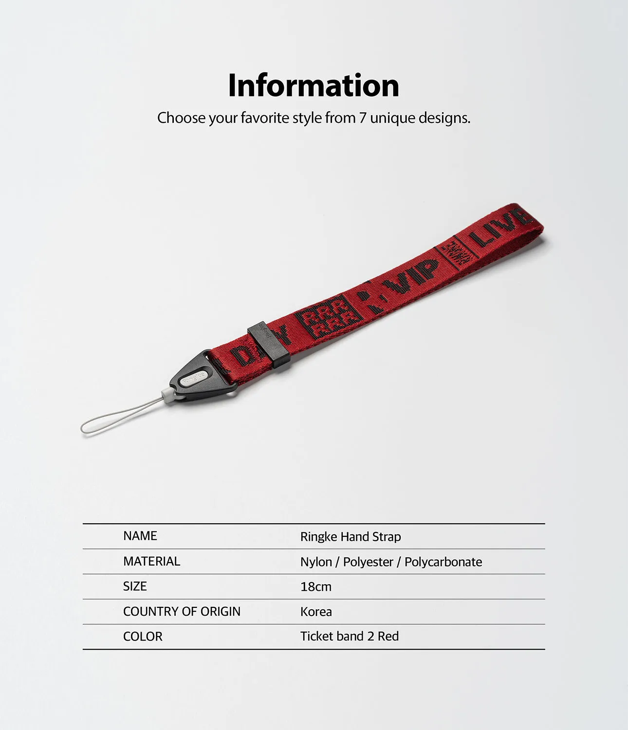 Hand Strap | Lettering [1 Pack]