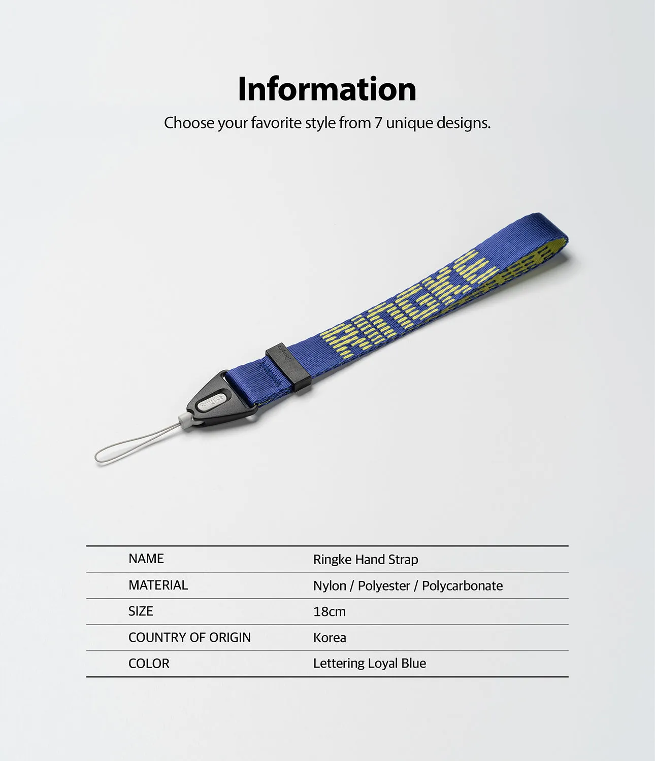 Hand Strap | Lettering [1 Pack]