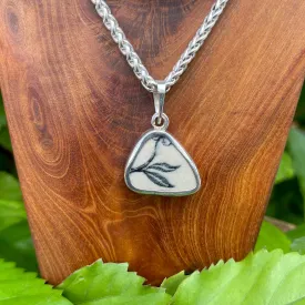 Ink Vines Sterling Silver Pendant