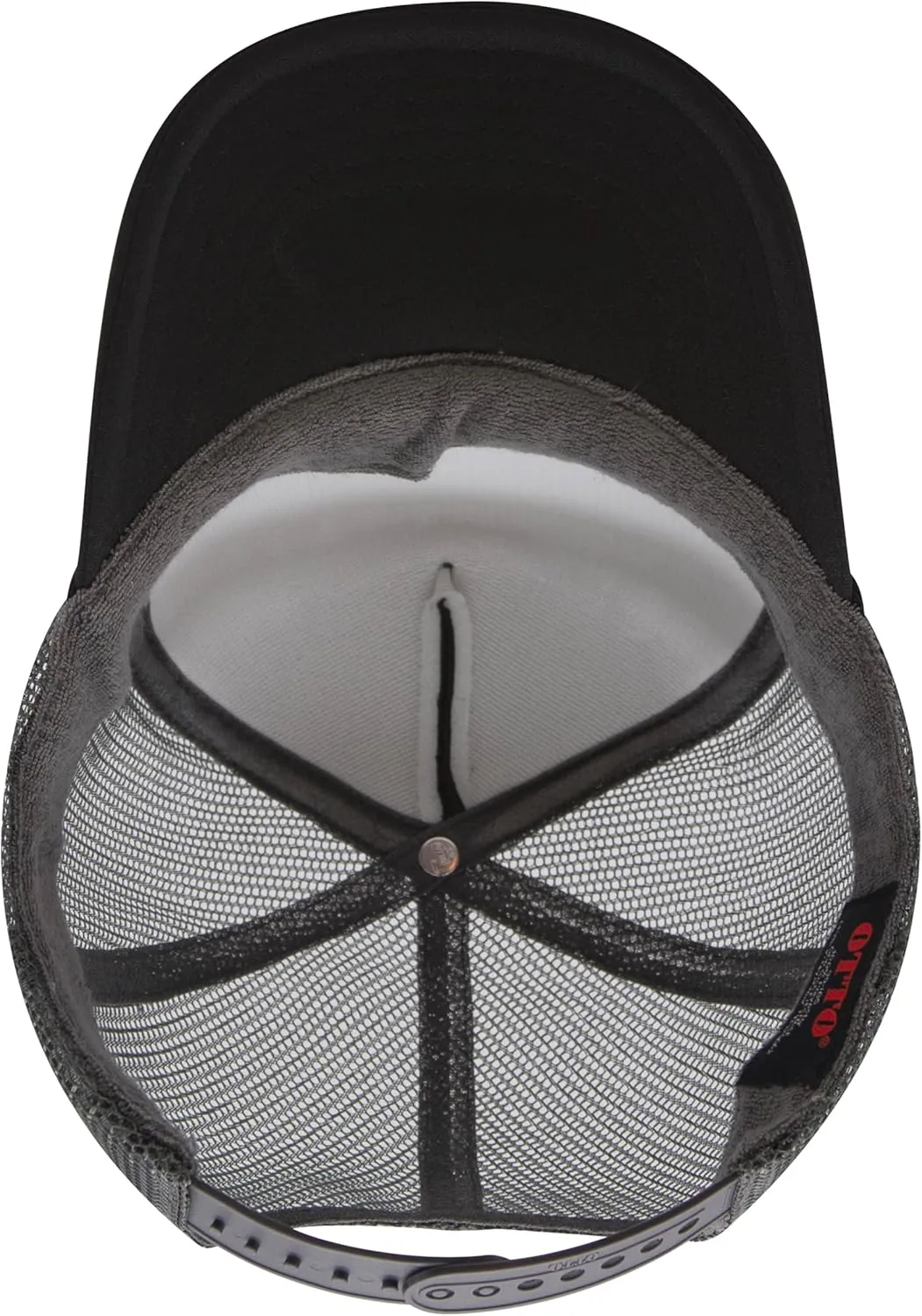 Joe's USA OTTO 39-165 Foam Trucker Hats - Customizable 5-Panel High Crown Mesh Back Caps for DIY, Bulk, and Wholesale