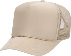 Joe's USA OTTO 39-165 Foam Trucker Hats - Customizable 5-Panel High Crown Mesh Back Caps for DIY, Bulk, and Wholesale