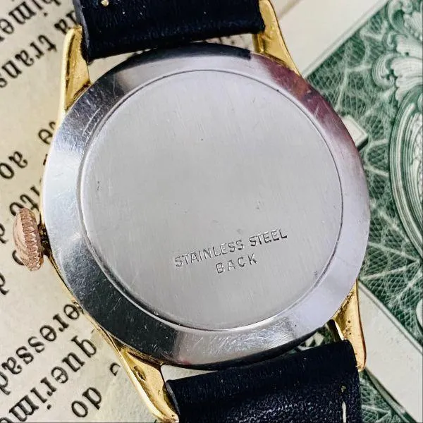 Leonidas Watch Smoseco Triple Calendar Manual 1950's Men's Women's Vintage
